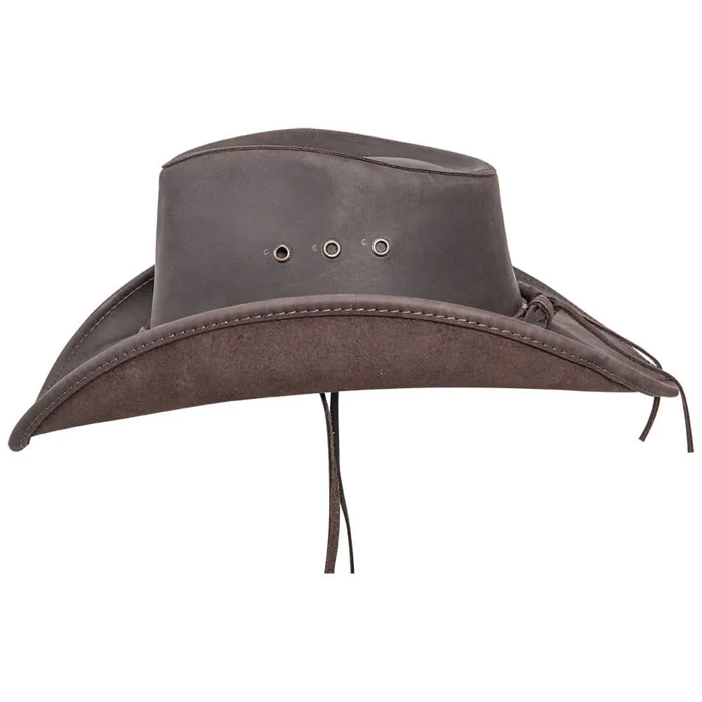 Hollywood | Womens Leather Cowgirl Hat