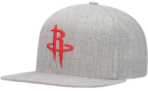 Houston Rockets Gray Heather 2.0 Mitchell & Ness Snapback Hat