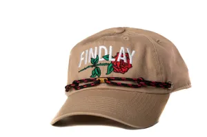 Khaki Rose Dad Hat