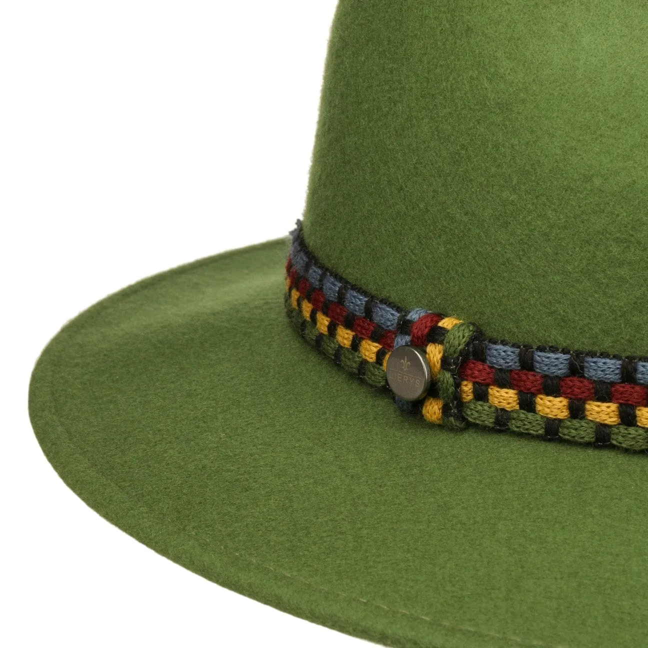 Knit Colour Band Traveller Wool Hat by Lierys