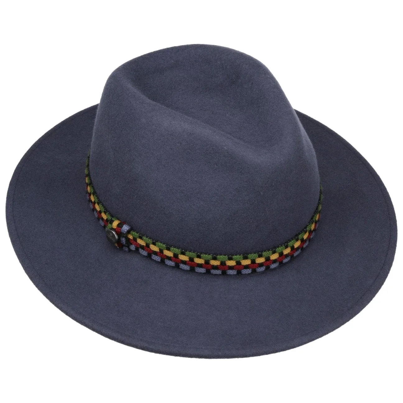 Knit Colour Band Traveller Wool Hat by Lierys