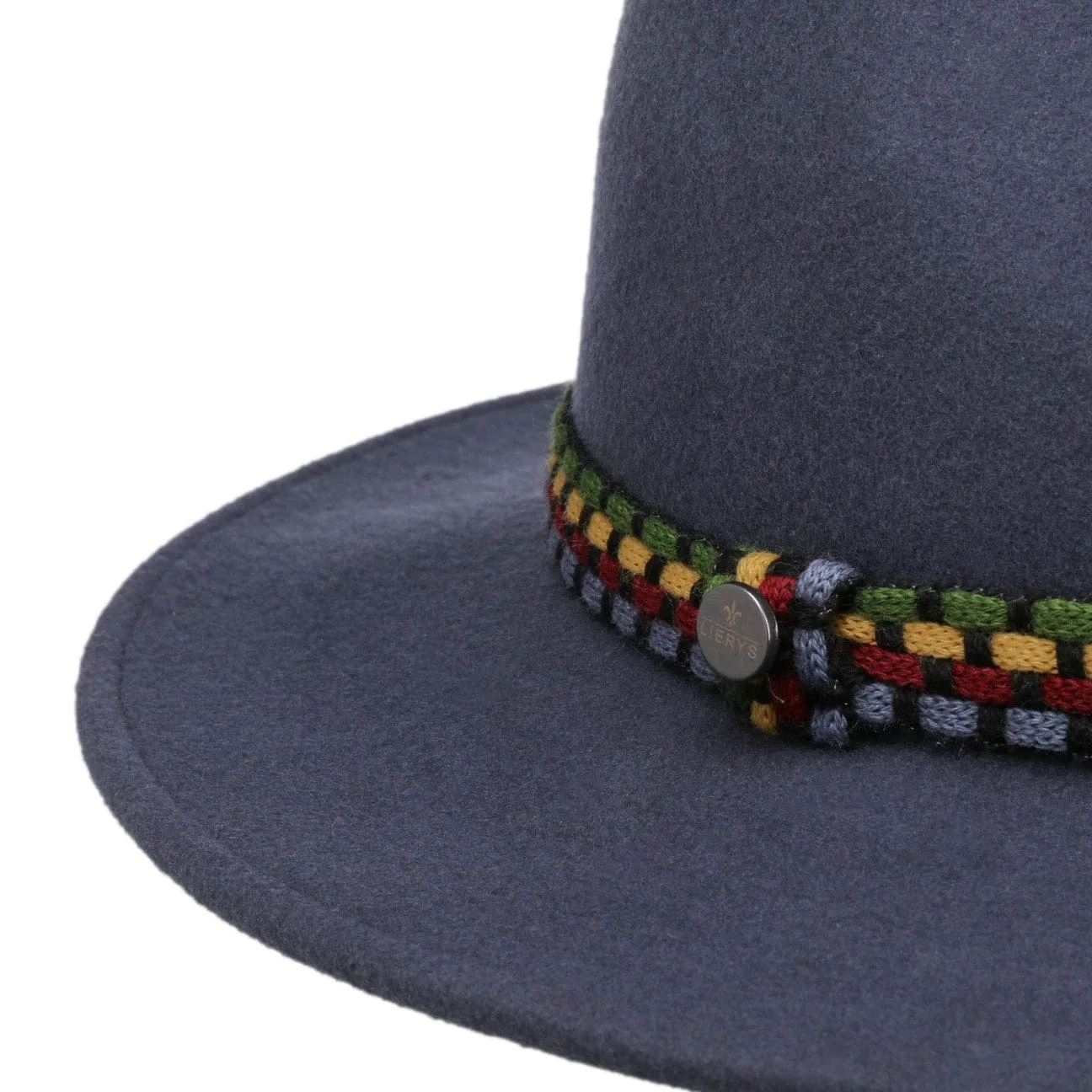Knit Colour Band Traveller Wool Hat by Lierys