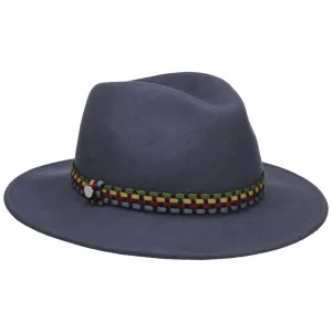 Knit Colour Band Traveller Wool Hat by Lierys