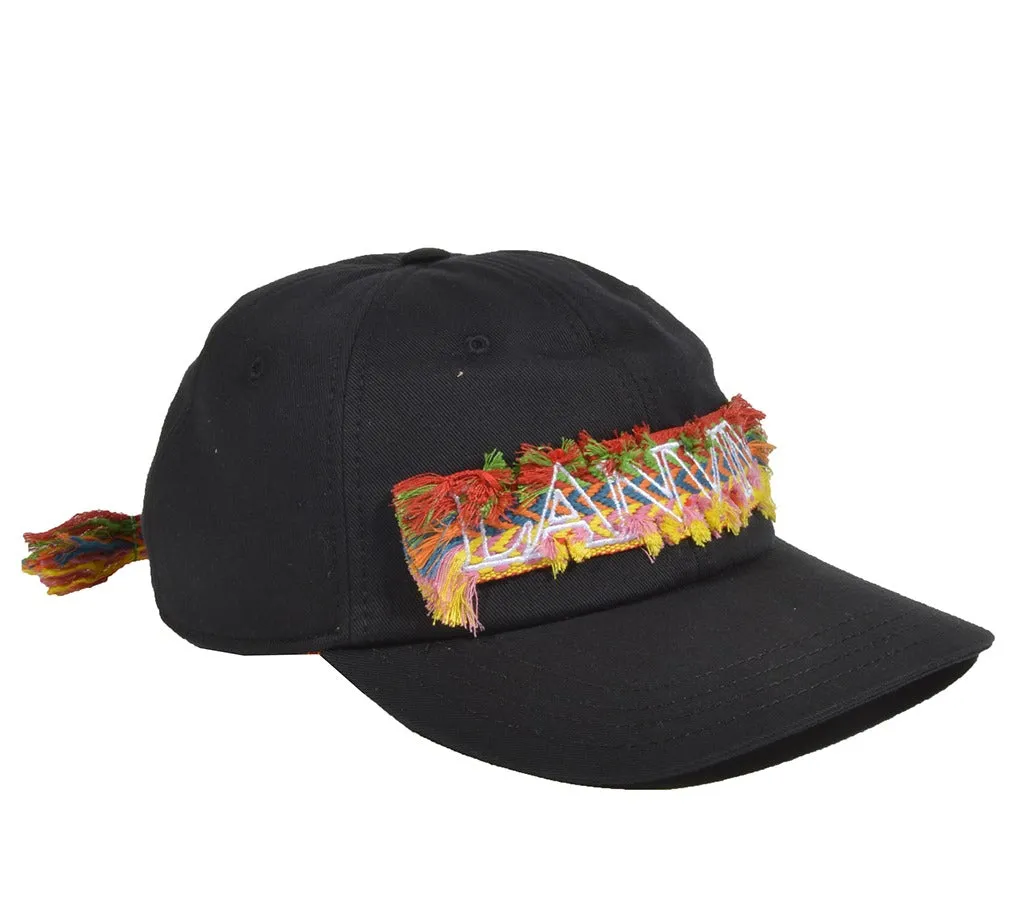 Lanvin Curb Logo Embroidered Cap
