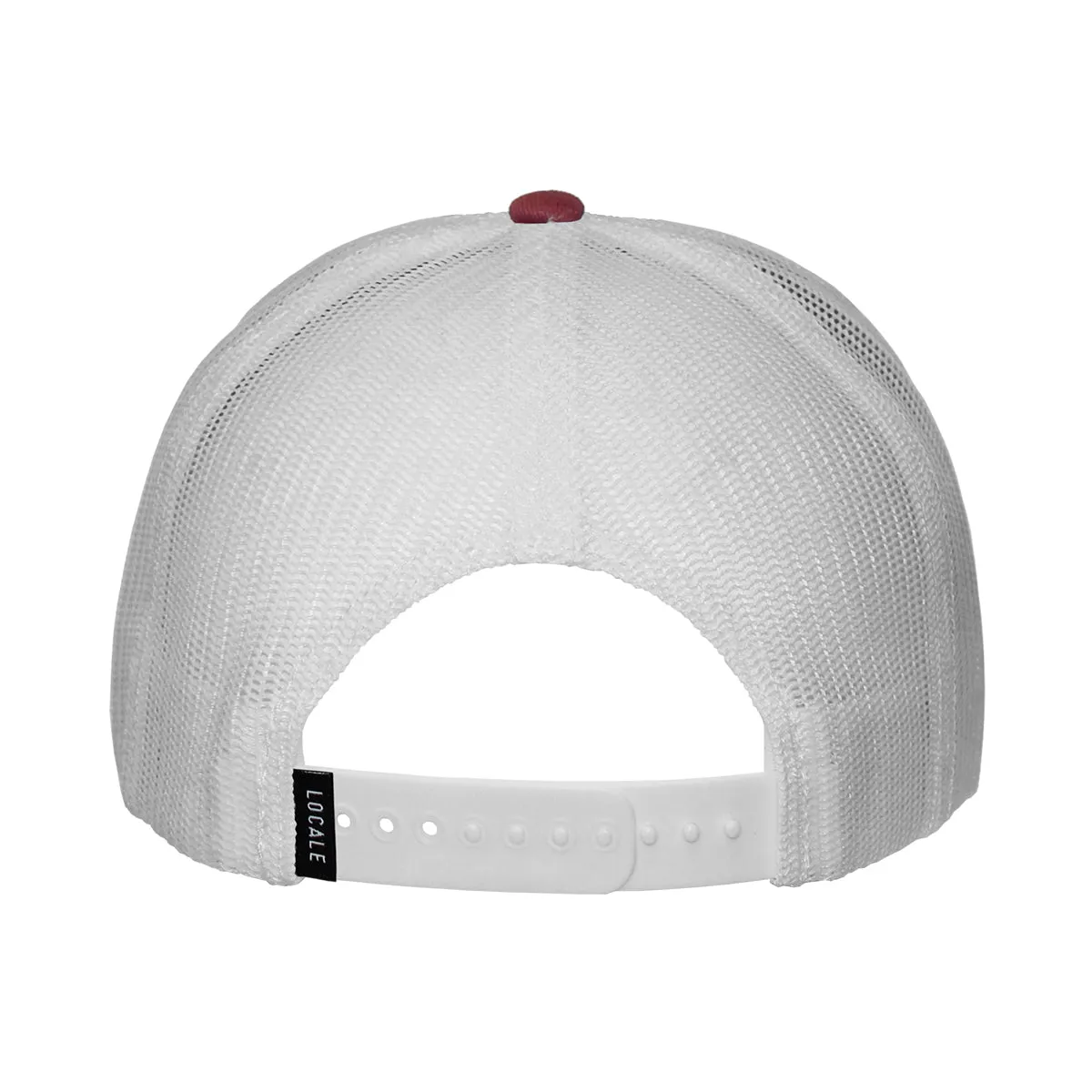 Legacy Seminole Logo/Florida State Adjustable High Crown Flat Bill Cap - Garnet/White