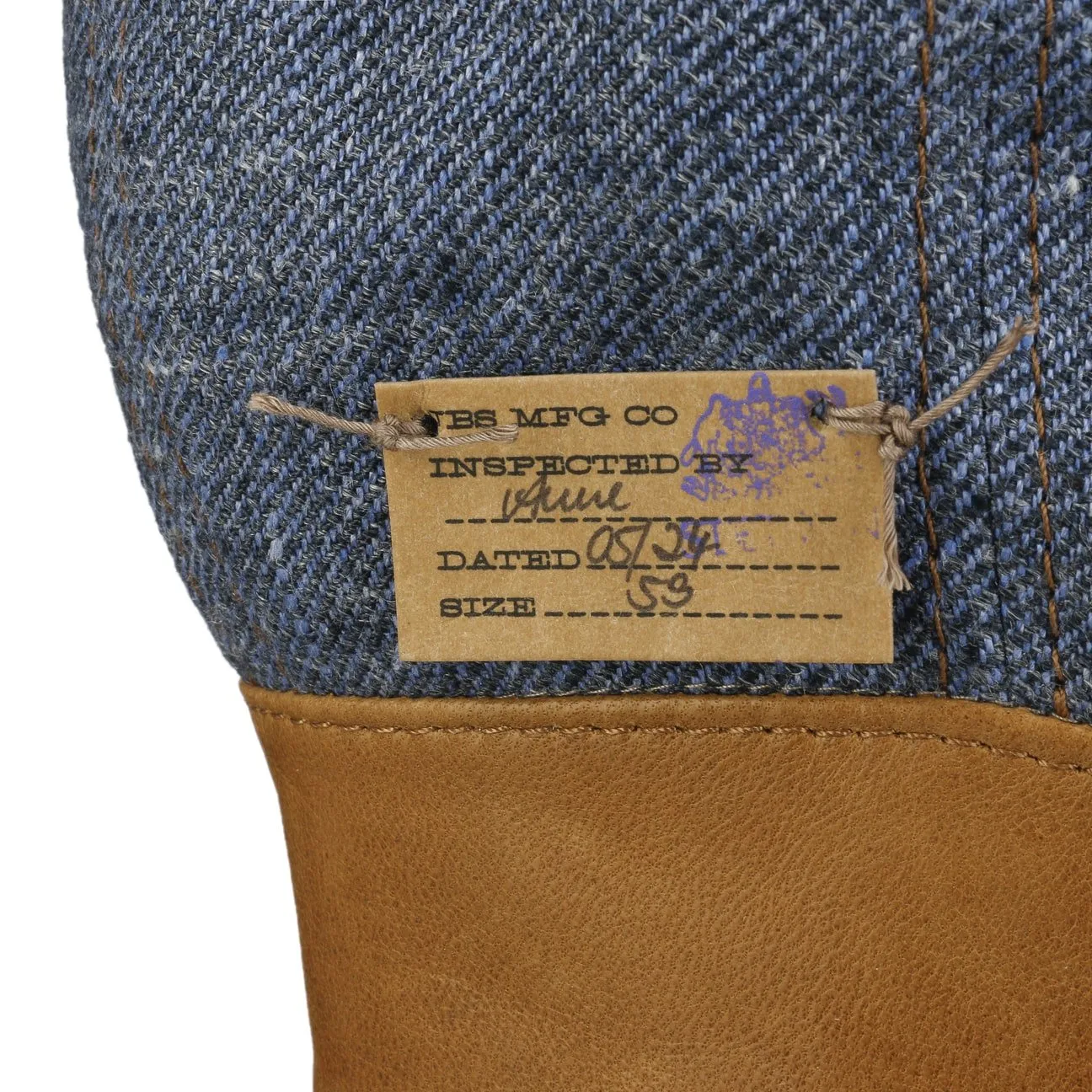 Linen Aviator Helmet with Leather by Stetson