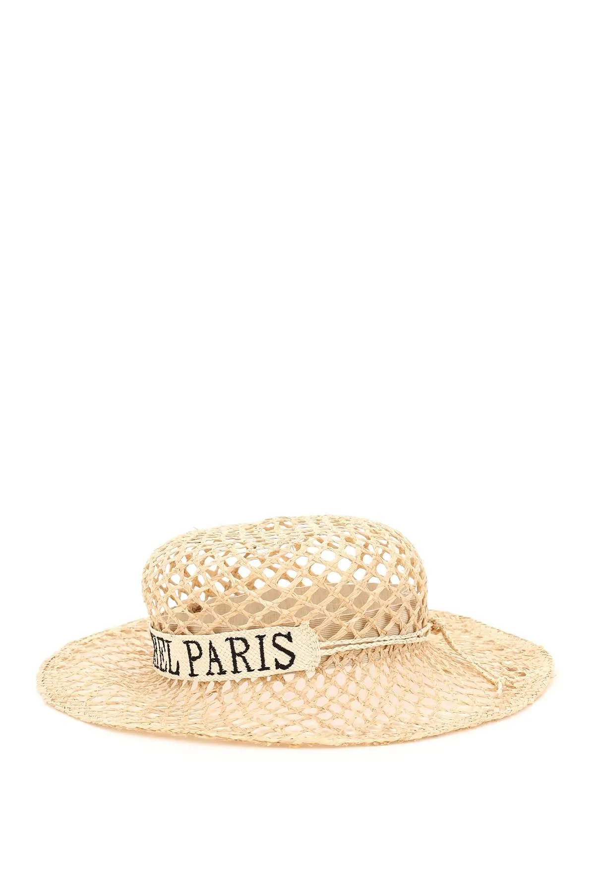 Maison Michel Mara Logo Embroidered Sun Hat
