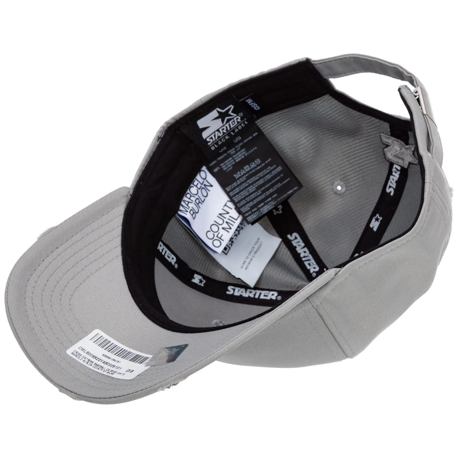 Marcelo Burlon County Of Milan Logo Embroidered Baseball Cap