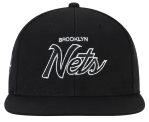 Men's Brooklyn Nets Black NBA Sports Specialty Snapback Adjustable Hat