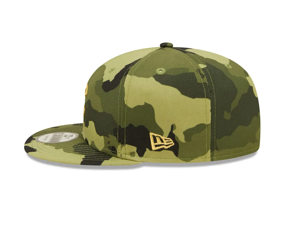 Men's Chicago Cubs New Era 2022 Armed Forces Day Camo 9FIFTY Snapback Adjustable Hat