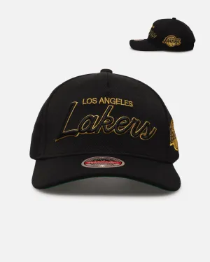 Mitchell & Ness Los Angeles Lakers 'Team Script' MVP Snapback Black/Gold