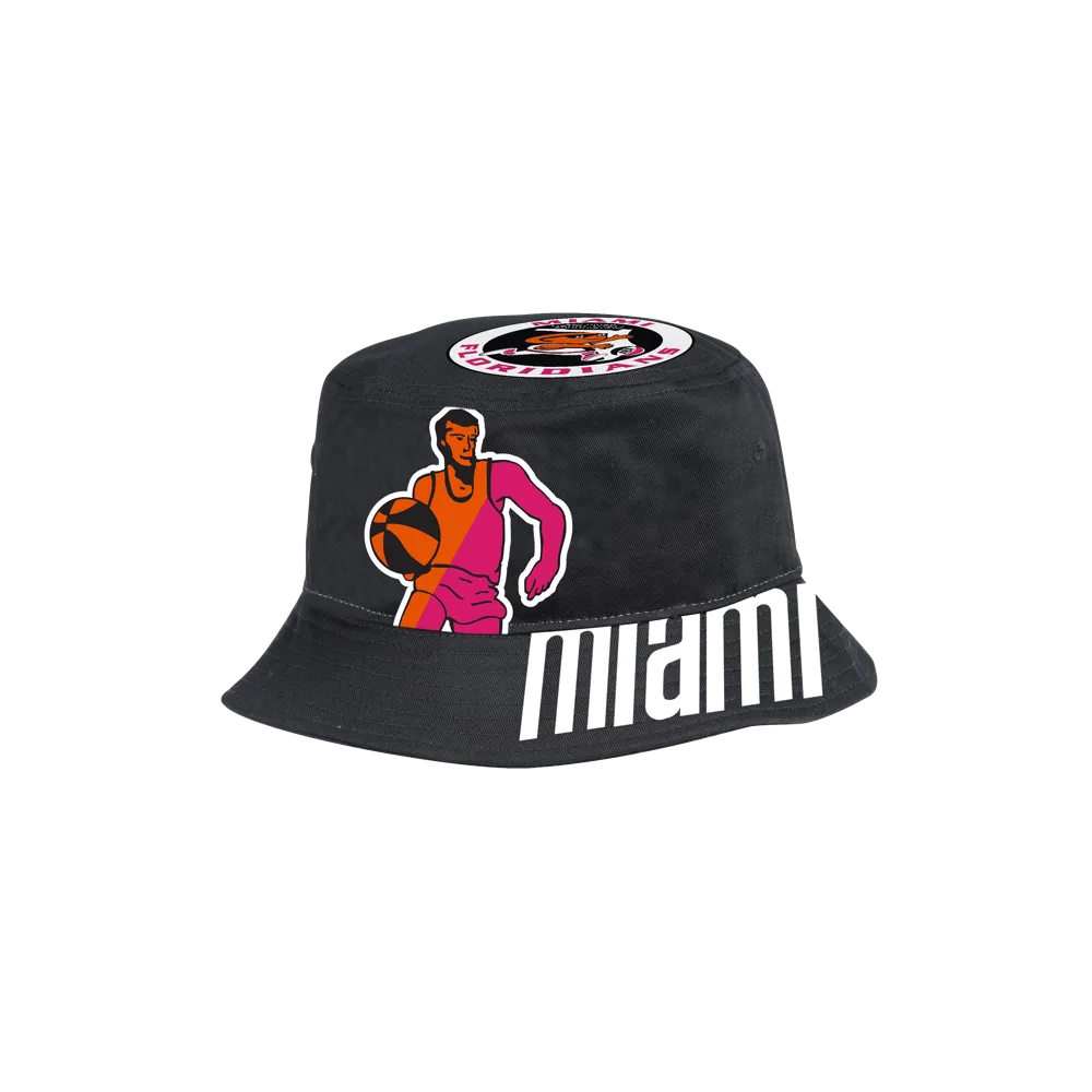 Mitchell and Ness Miami Floridians Bucket Hat