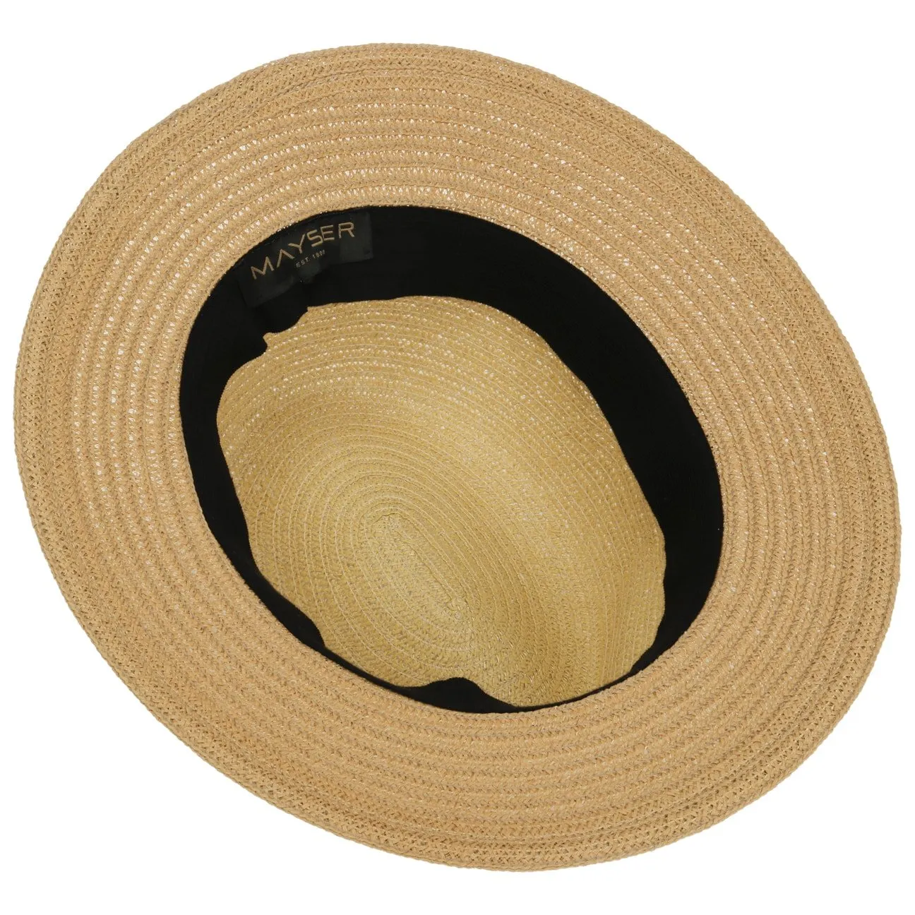Nane Twotone Traveller Straw Hat by Mayser