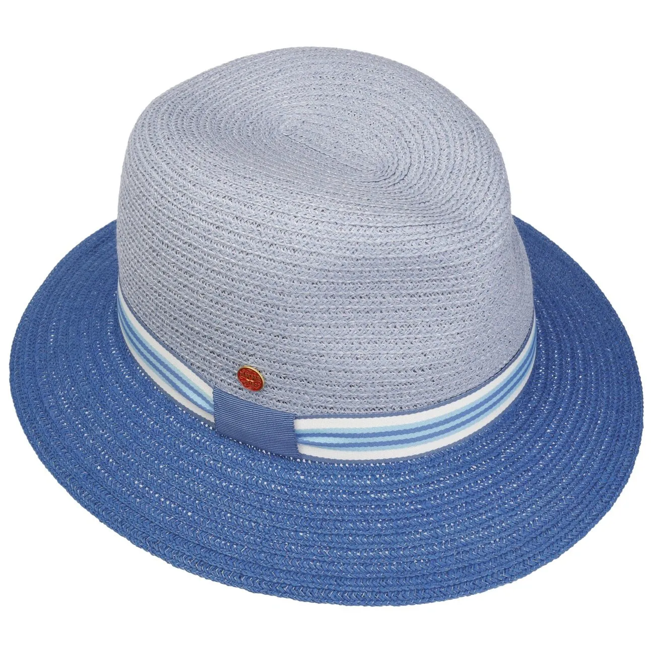 Nane Twotone Traveller Straw Hat by Mayser