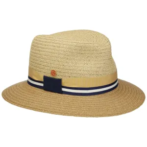 Nane Twotone Traveller Straw Hat by Mayser