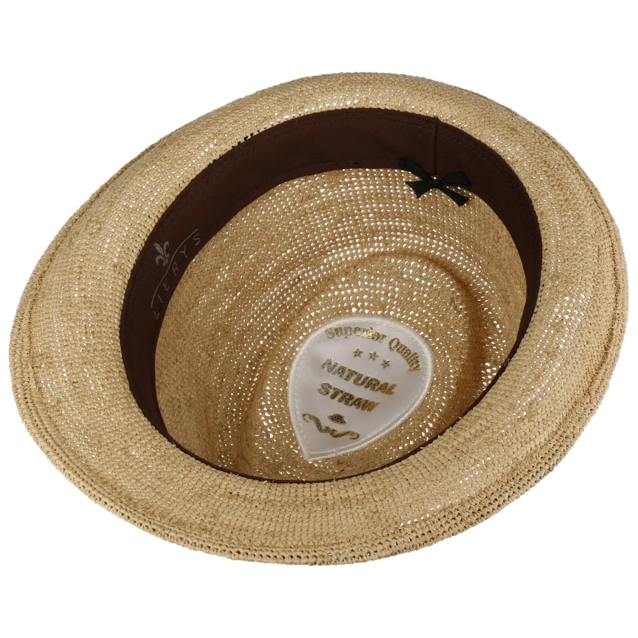 New Crochet Trilby Raffia Hat by Lierys