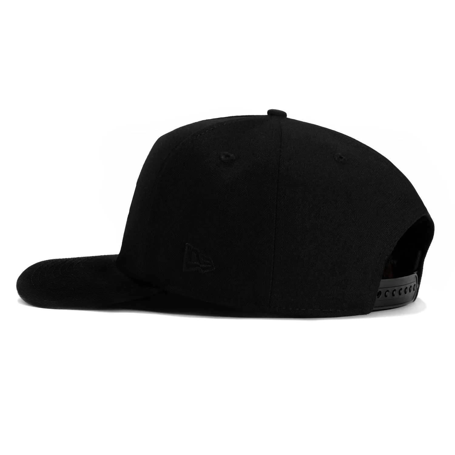New Era 9Fifty A-Frame Phoenix Suns NBA Logo Patch Script Snapback Hat - Black