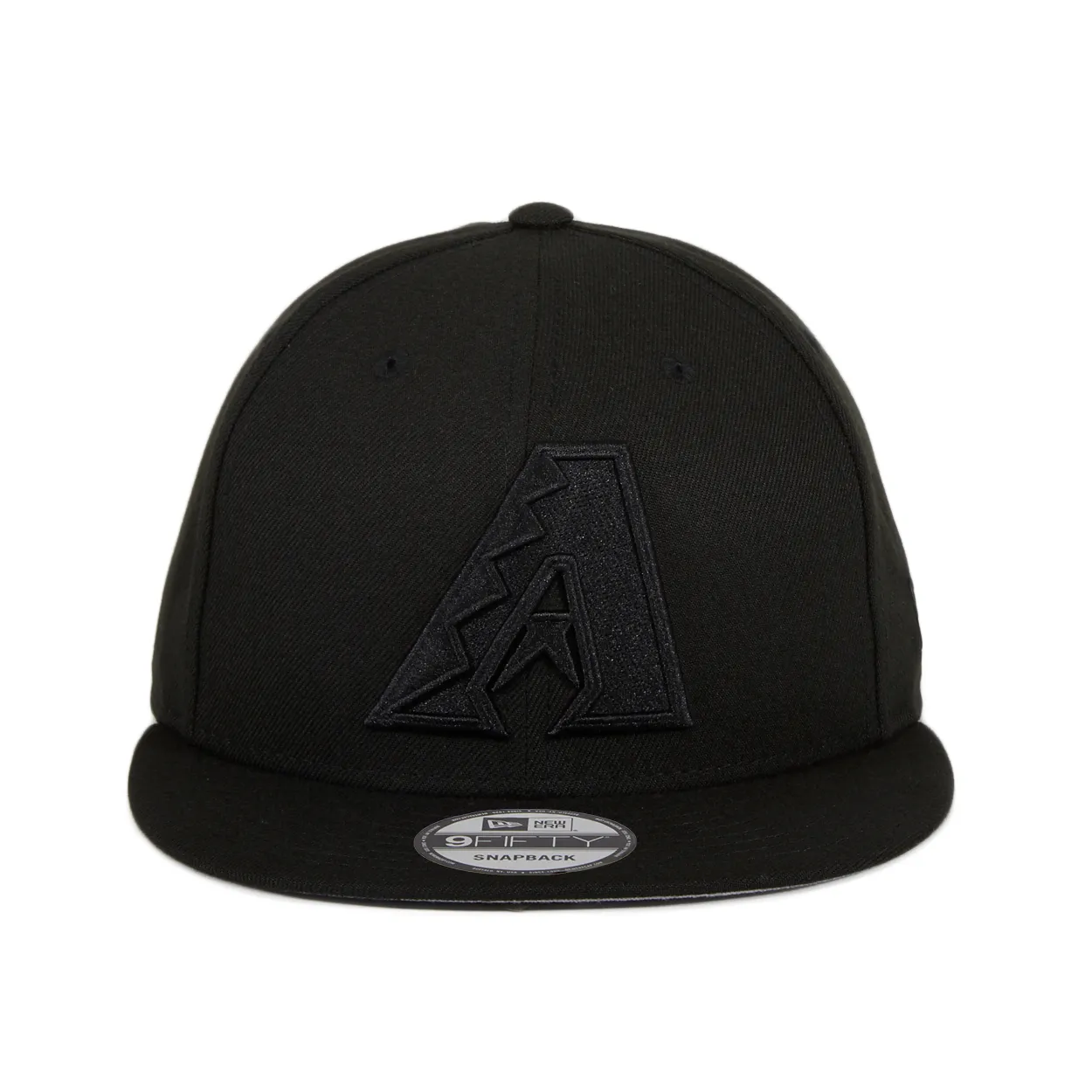 New Era 9Fifty MLB Basic Arizona Diamondbacks A Snapback Hat - Black. Black
