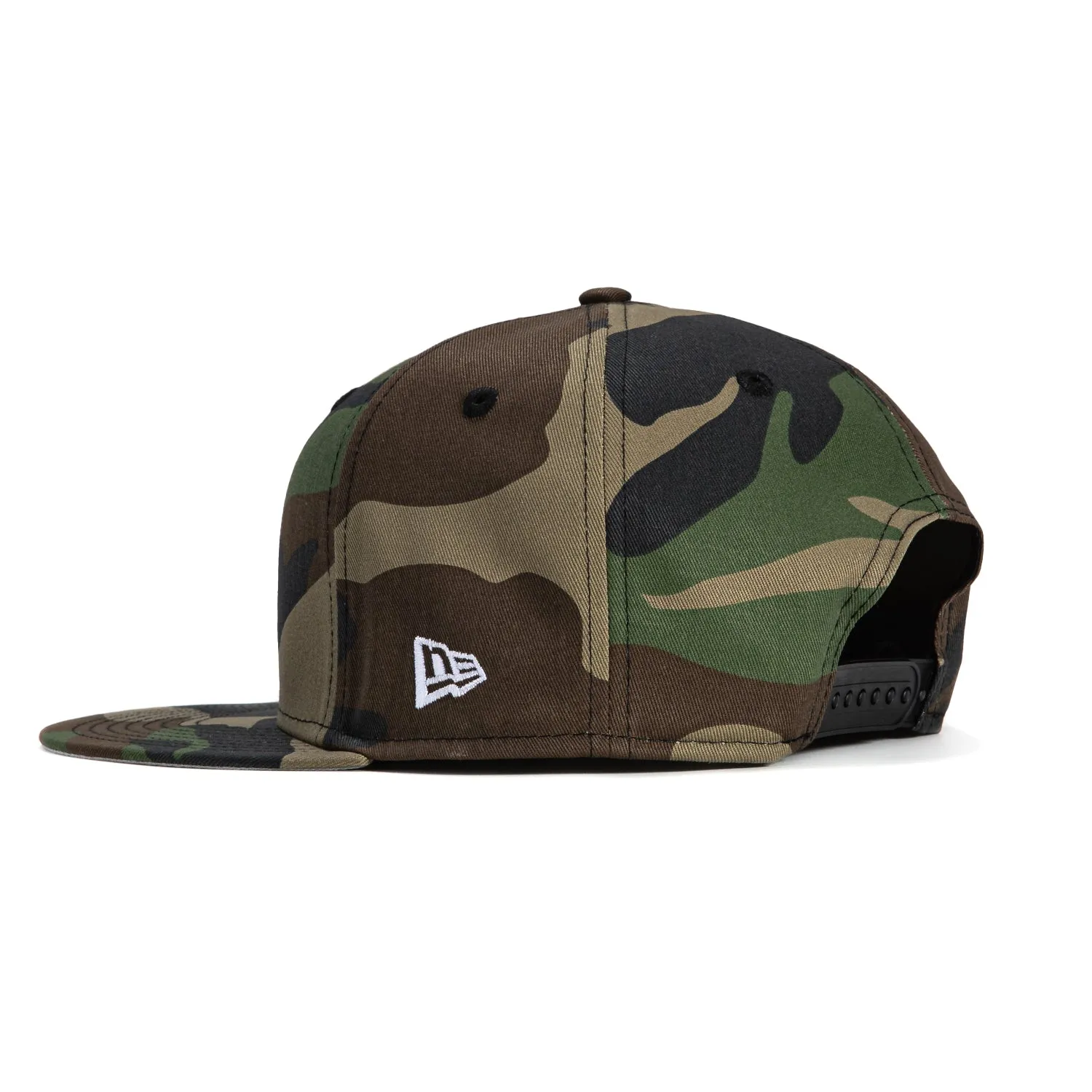 New Era 9Fifty MLB Basic Atlanta Braves Snapback Hat - Camo. White