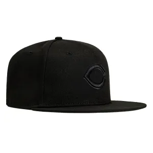 New Era 9Fifty MLB Basic Cincinnati Reds Snapback Hat - Black. Black