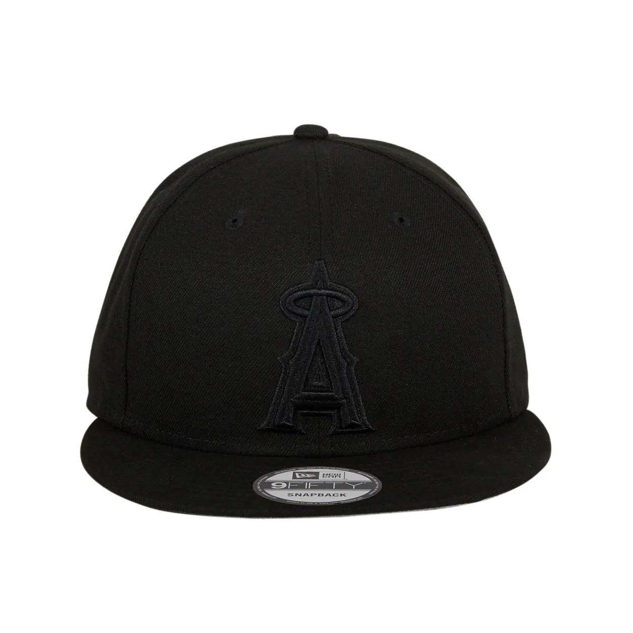 New Era 9Fifty MLB Basic Los Angeles Angels Snapback Hat - Black. Black