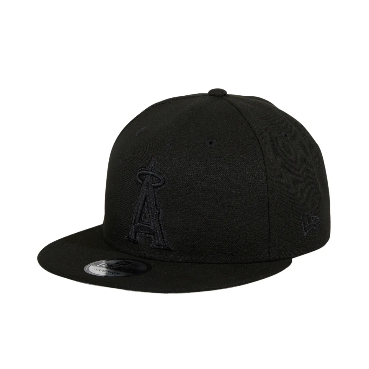 New Era 9Fifty MLB Basic Los Angeles Angels Snapback Hat - Black. Black