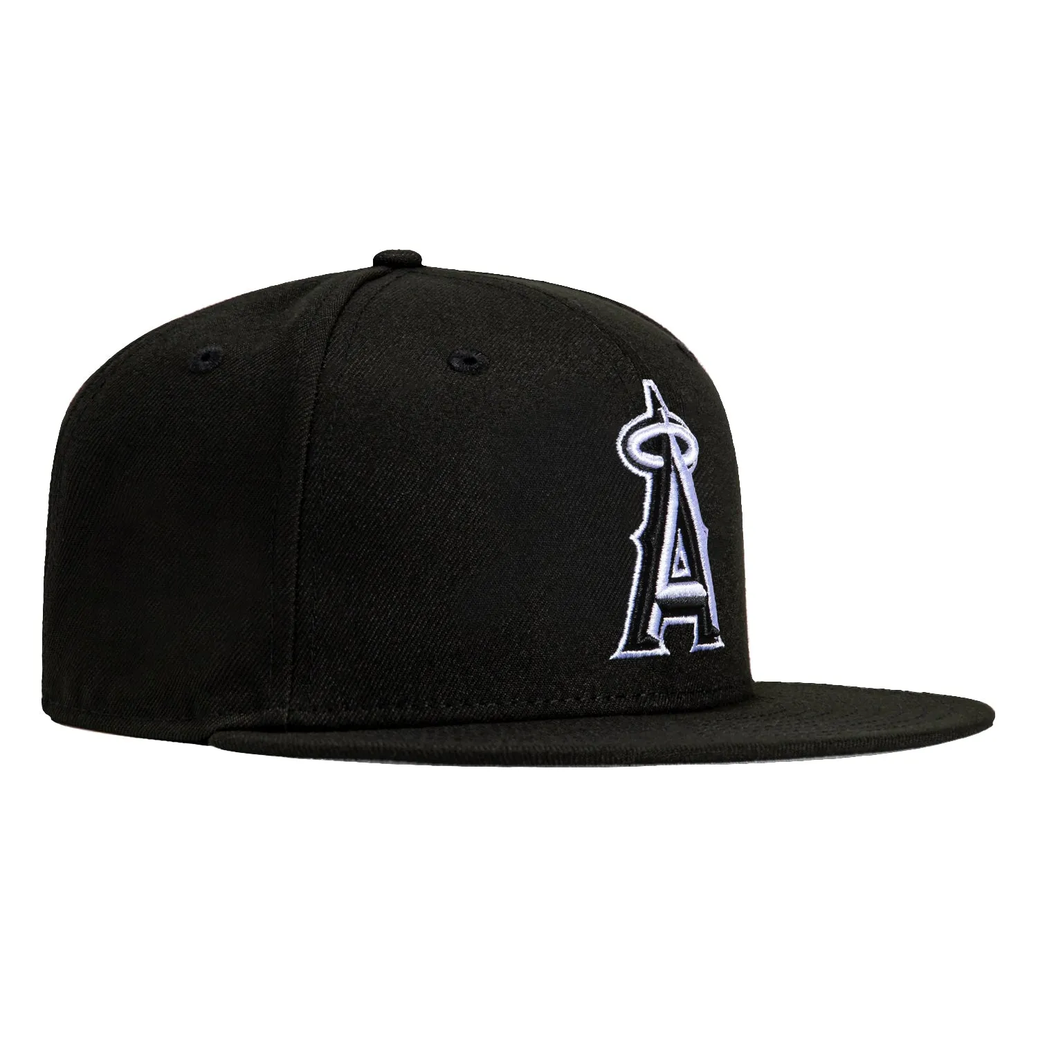 New Era 9Fifty MLB Basic Los Angeles Angels Snapback Hat - Black. White
