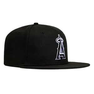 New Era 9Fifty MLB Basic Los Angeles Angels Snapback Hat - Black. White