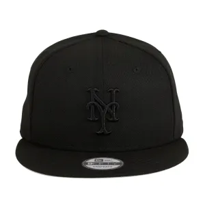 New Era 9Fifty MLB Basic New York Mets Snapback Hat - Black, Black
