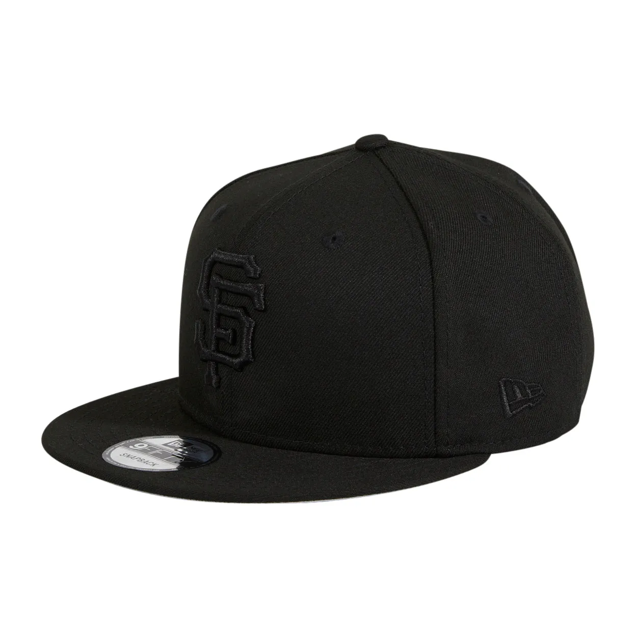 New Era 9Fifty MLB Basic San Francisco Giants Snapback Hat - Black. Black