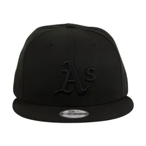 New Era 9Fifty Oakland Athletics Basic Snapback Hat - Black. Black