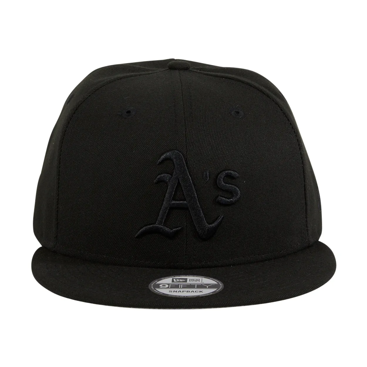 New Era 9Fifty Oakland Athletics Basic Snapback Hat - Black. Black