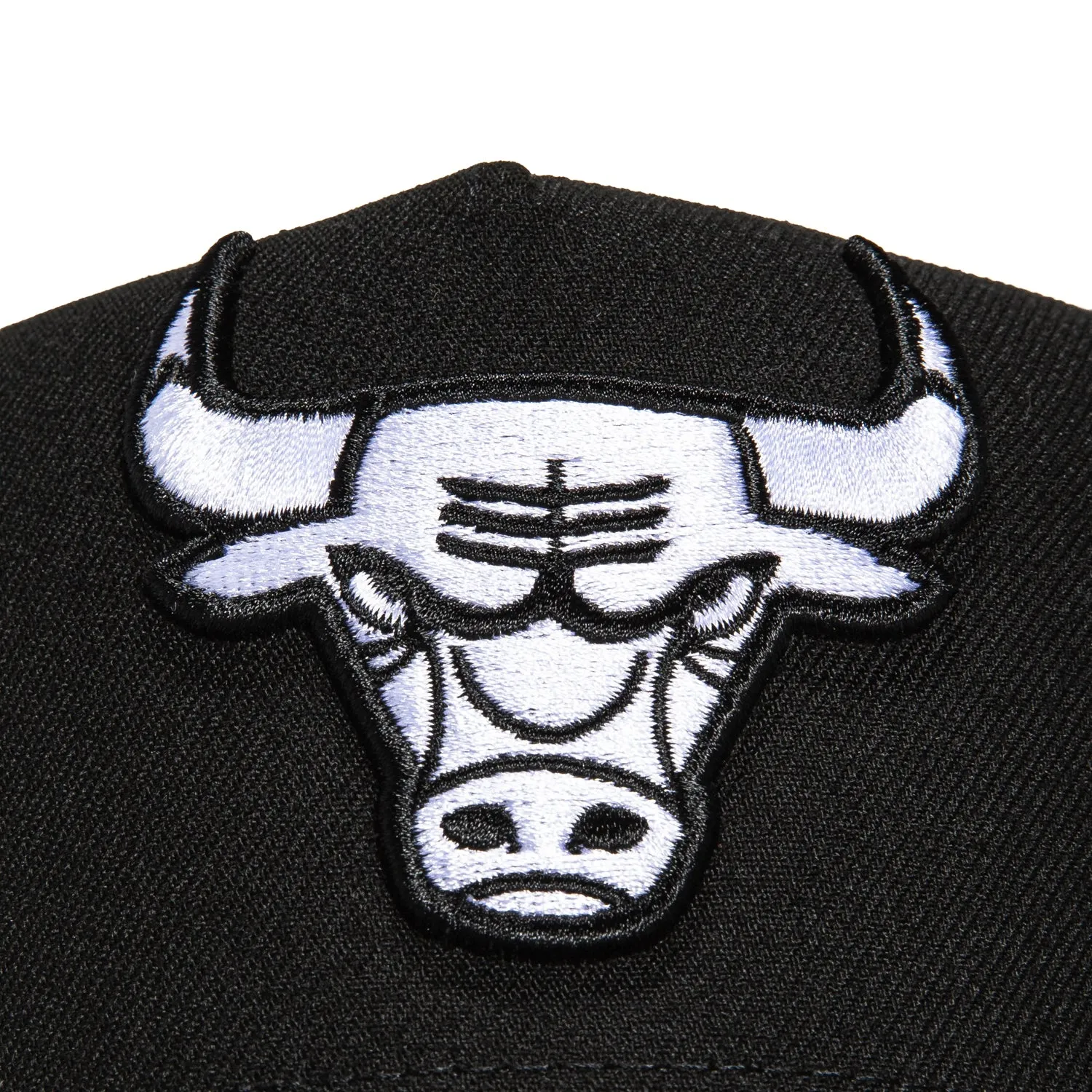 New Era 9Forty A-Frame Chicago Bulls Snapback Hat - Black. White