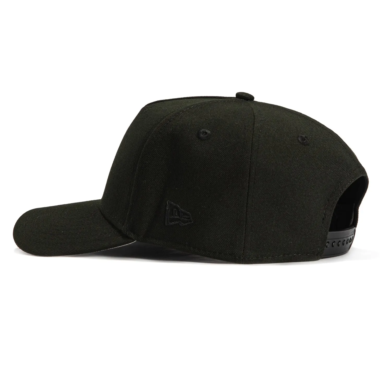 New Era 9Forty A-Frame Los Angeles Angels Snapback Hat - Black. White