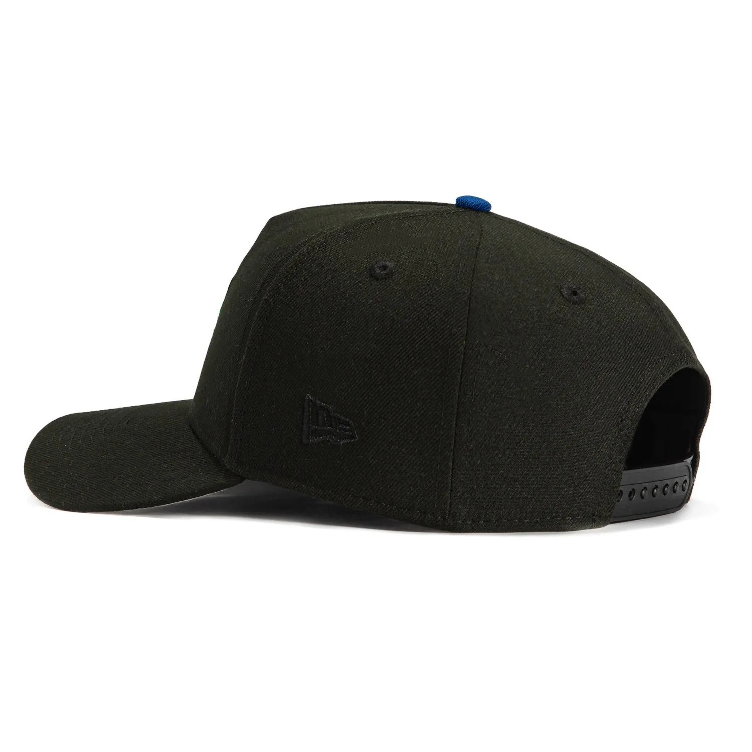 New Era 9Forty A-Frame Los Angeles Dodgers Shotime Patch Snapback Hat - Black. White