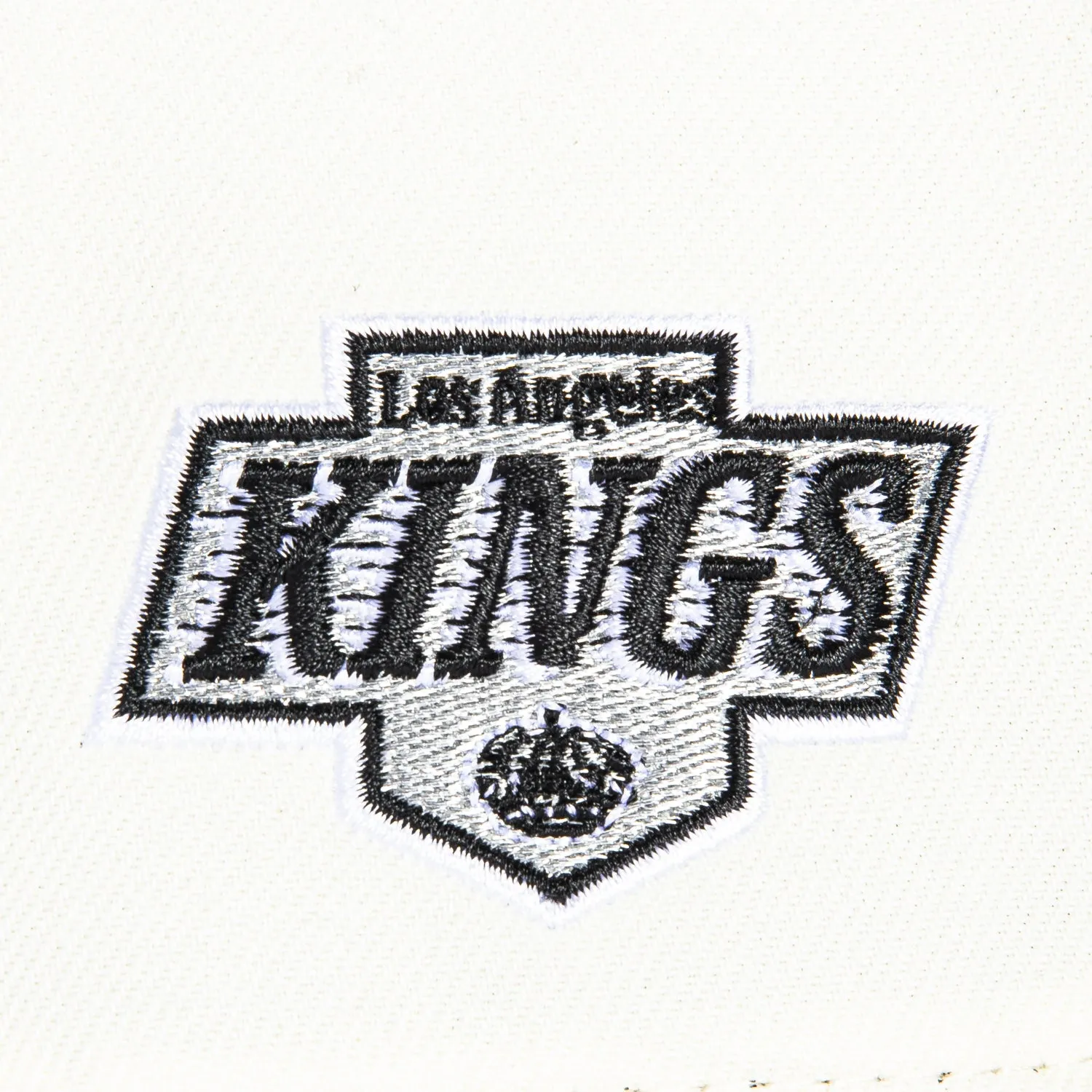 New Era 9Forty A-Frame Mascot Los Angeles Kings Logo Patch Bailey Snapback Hat - White, Black