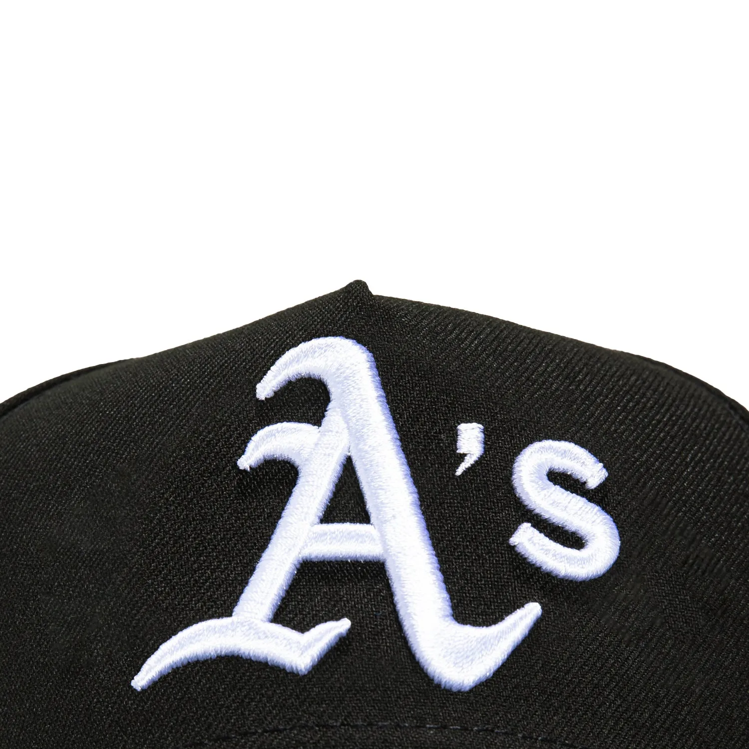 New Era 9Forty A-Frame Oakland Athletics Snapback Hat - Black. White