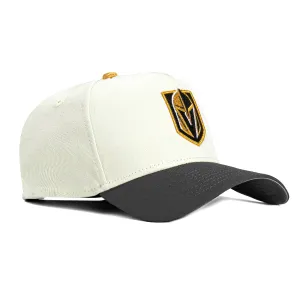 New Era 9Forty A-Frame White Dome Vegas Golden Knights Snapback Hat - White, Graphite