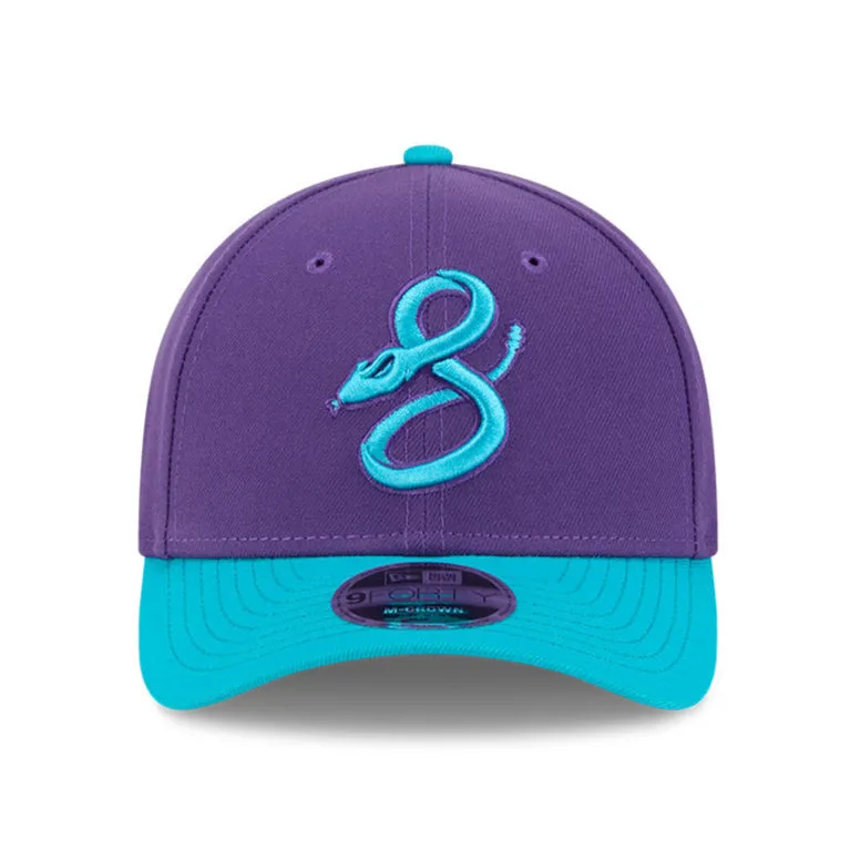 New Era 9Forty M-Crown Arizona Diamondbacks 2025 City Connect Snapback Snake Game Hat - Purple, Teal