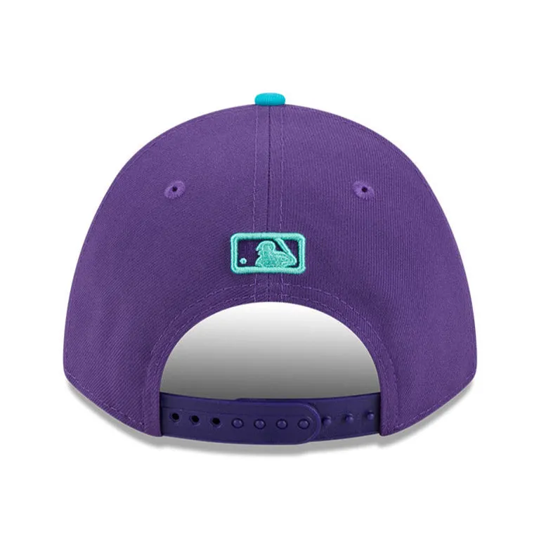 New Era 9Forty M-Crown Arizona Diamondbacks 2025 City Connect Snapback Snake Game Hat - Purple, Teal