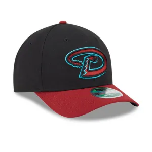 New Era 9Forty M-Crown Arizona Diamondbacks Snapback Road Hat - Black. Sedona Red