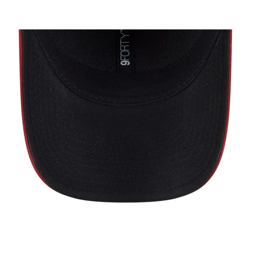 New Era 9Forty M-Crown Arizona Diamondbacks Snapback Road Hat - Black. Sedona Red