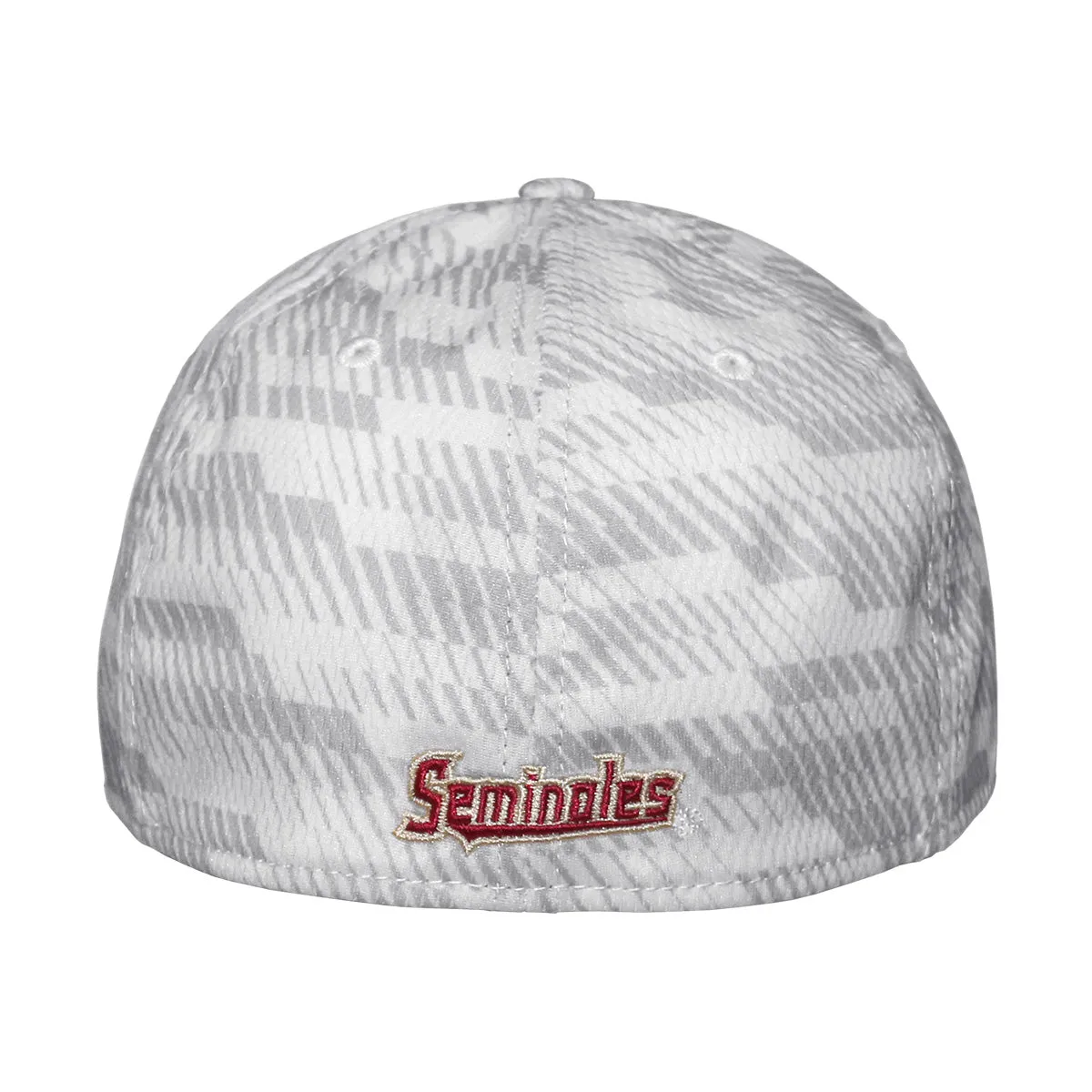 New Era Men's Seminole Logo 3930 Stretch Fit Cap - White
