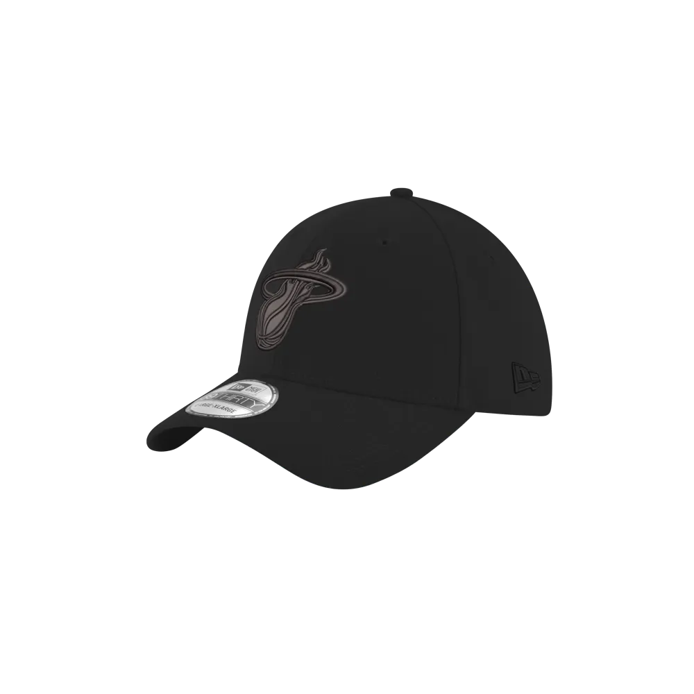 New Era Miami HEAT Black Logo Flex Fit Hat