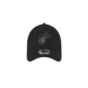 New Era Miami HEAT Black Logo Flex Fit Hat