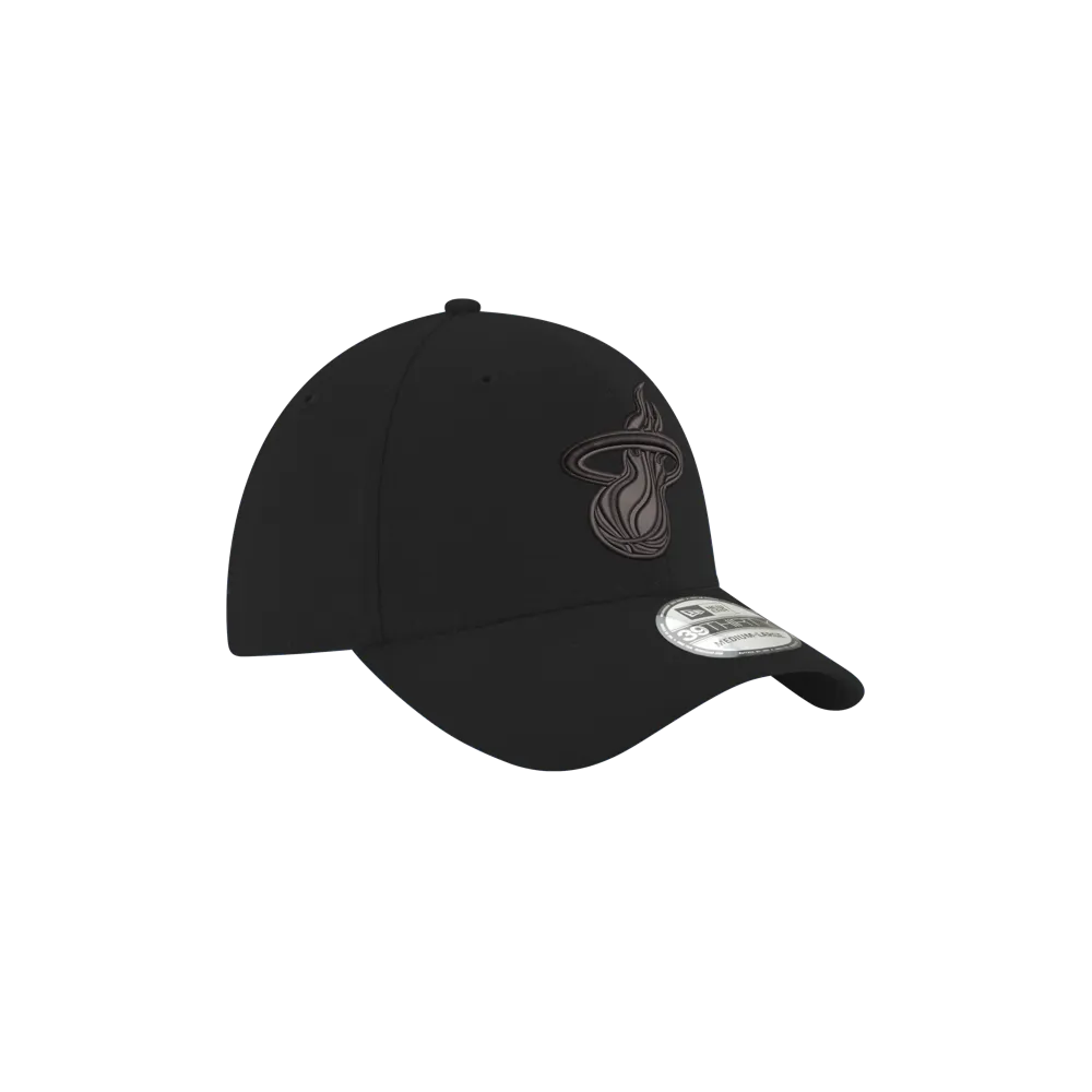 New Era Miami HEAT Black Logo Flex Fit Hat