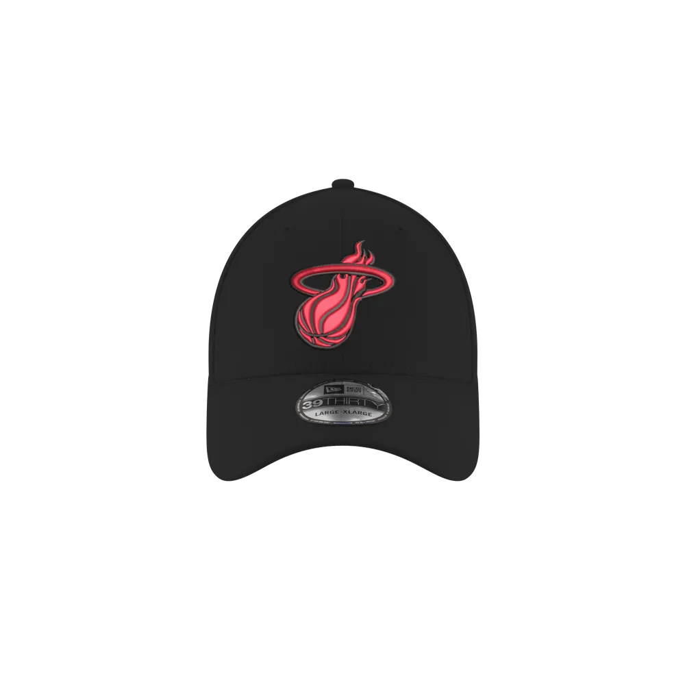 New Era Miami HEAT Red Logo Flex Fit Hat