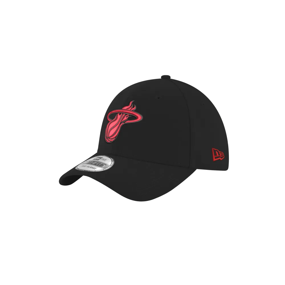 New Era Miami HEAT Red Logo Flex Fit Hat