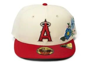 New Era Tonal Florals Anaheim Angels Fitted Hat xld