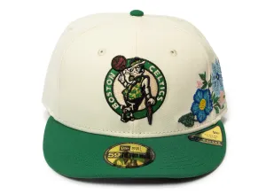 New Era Tonal Florals Boston Celtics Fitted Hat xld